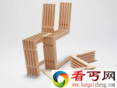 each other 自由调节椅子的宽度 桦木胶合板材质做成