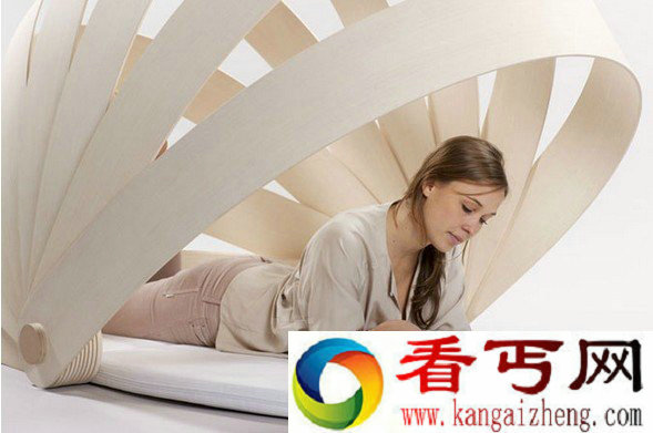 折叠蜗牛床，让人很有安全感。