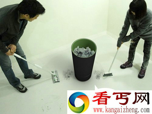 创意垃圾桶吸尘器