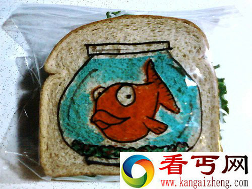 每天的三明治艺术 超过1100幅各种图案