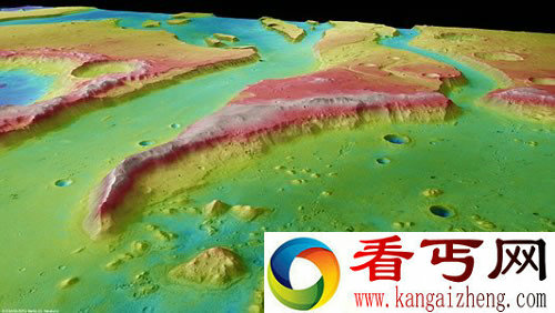 火星表面曾有大量液态水 它被称为“溢出通道”