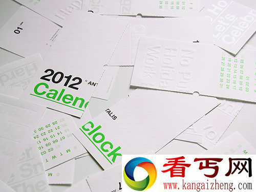 Calenclock 2012 是一个时钟和月历的结合设计