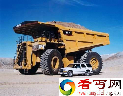 最大的卡车比大象还大的卡车你见过么