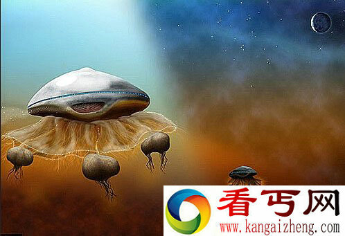 专家称外星人酷似水母靠闪电生存