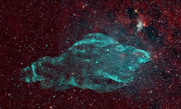 美捕捉两万年前超新星爆发遗迹图像 酷似神奇的“宇宙海牛”