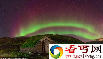 [图文]妖艳的格陵兰上空龙头极光