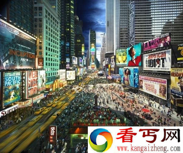 Stephen Wilkes巧妙无缝接合 一张照片展示城市昼夜交替