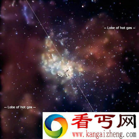 银河系休眠黑洞曾在300年前爆发 并吞噬周围物质