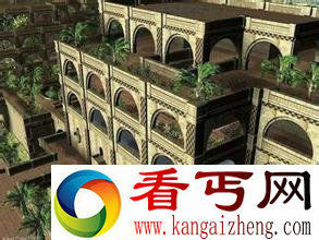仿古巴比伦空中花园重现了这座古城昔日的风韵