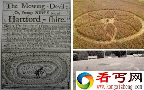 四个世纪的麦田怪圈之谜 神秘外星人曾光顾地球?