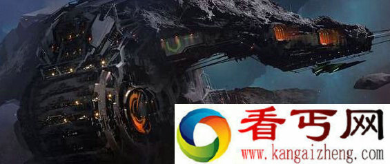 美国加利福尼亚州一位艺术家畅想了未来太空采矿的场景