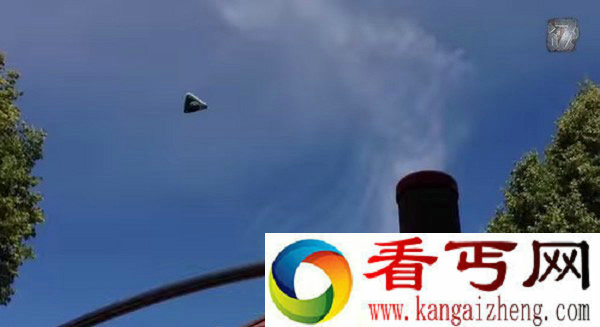 德国卡赛尔市上空出现神秘三角形UFO 拍得十分清晰