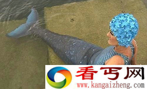 [图文]新西兰截肢女 娜迪亚变身“美人鱼”