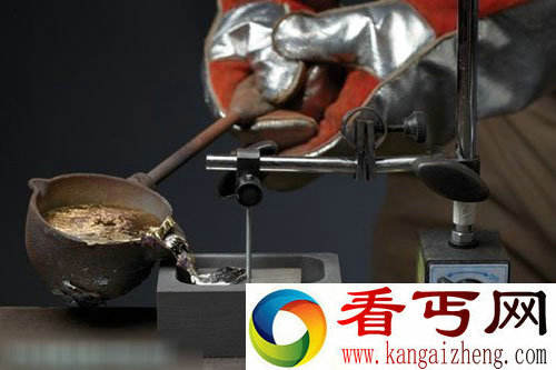 曝光假金条制作全程 可以做到以假乱真