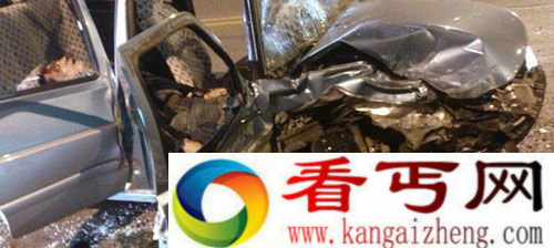 抚顺私家车与出租车相撞的士内乘客当场死亡