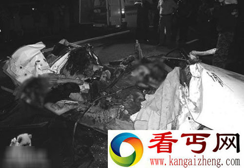 车祸现场最新惨重恐怖女尸体图集