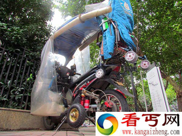 南京现奇葩电动车 改装费高达十万曾参加达喀尔拉