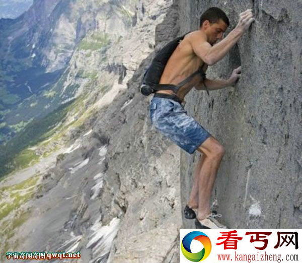 难以置信!美国登山者徒手爬上4000米高山后猛然跳下