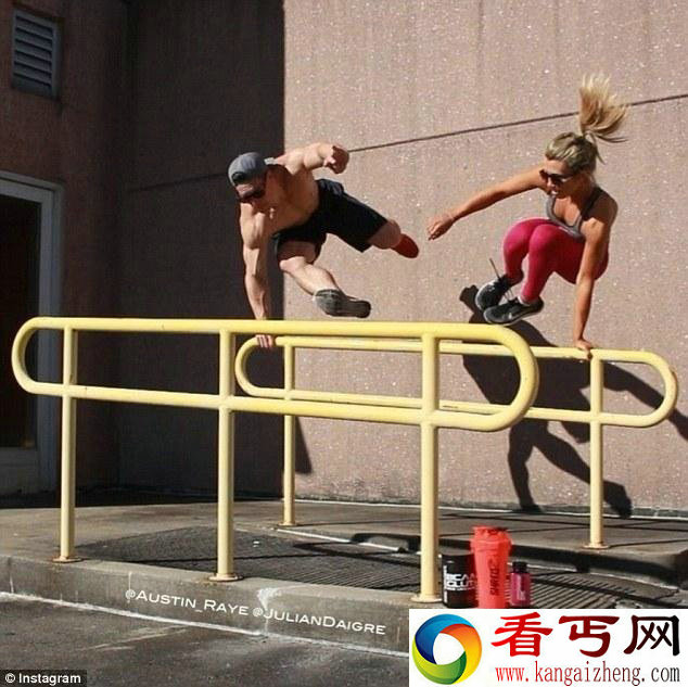 美国健身情侣走红 一大波虐狗照来袭