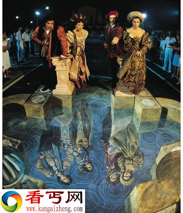 超逼真三维立体画 令人产生幻觉的效果