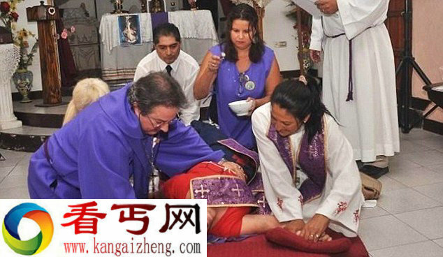 阿根廷:让人惊悚的女子驱魔仪式全程