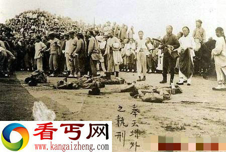 清朝老照片被斩首的义和团民无人收尸