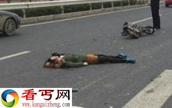 南京女子携子骑车高速逆行被撤撞死