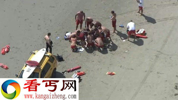 雷暴天气袭击加州沙滩14人被击中1人死亡