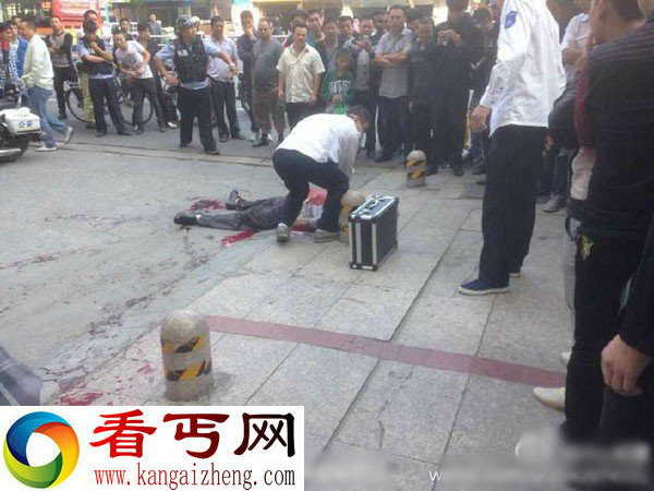 温州街头男子遭当街割喉 捂伤走70米后倒地身亡