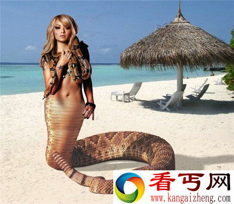 印尼现人头蛇身怪物 其背后真相骇人