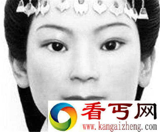 貂蝉古尸容貌复原图 原来貂蝉长这样!