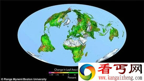 人类过度排放的二氧化碳成“肥料” 植被更绿了