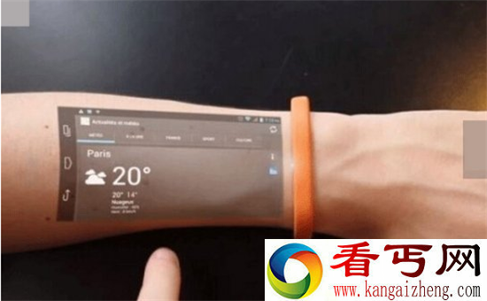 长在手臂上的智能手机 这样的手环你值得拥有