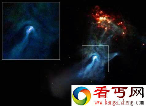 NASA太空望远镜捕捉到宇宙中的“上帝之手”