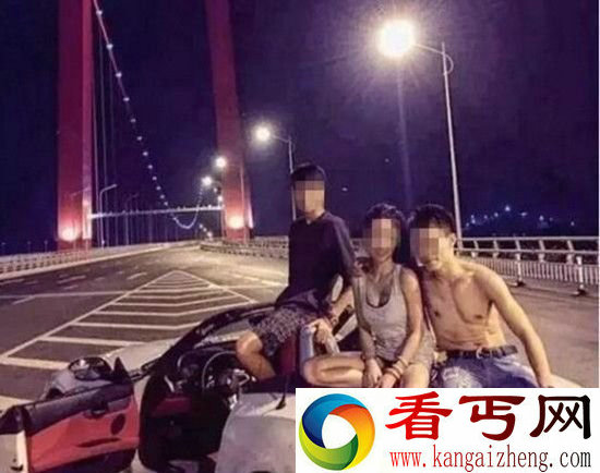 两男一女宝马车顶嘿咻 大玩3P