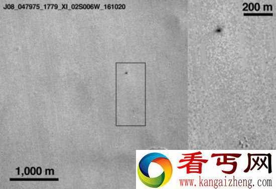 欧俄火星登陆器坠毁 NASA卫星拍到疑似失事地点