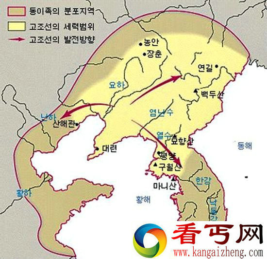 唐朝时期韩国版图 黄河以北全部沦陷？