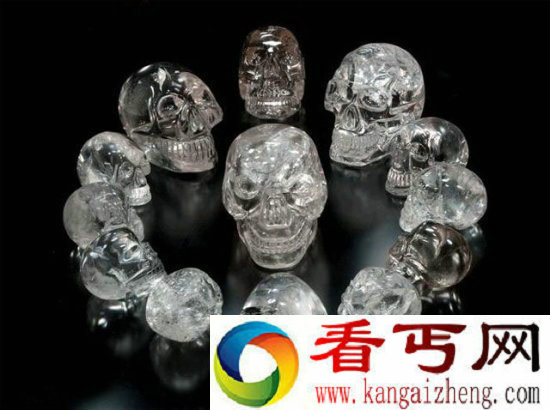传说中玛雅文明中的13个水晶头骨