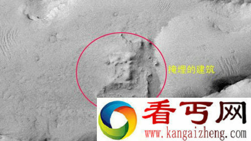 月球上被可以掩埋的建筑物