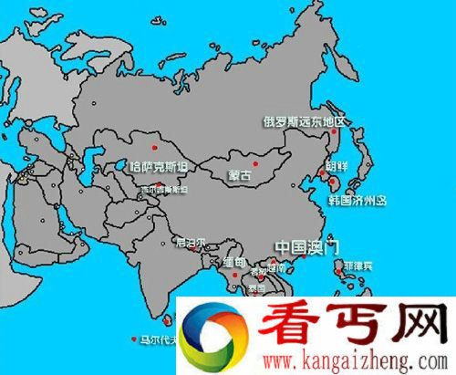赌场分布图