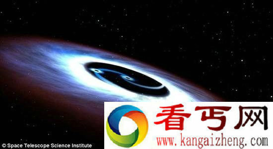 银河系附近惊现双生黑洞!互相缠绕如太极图
