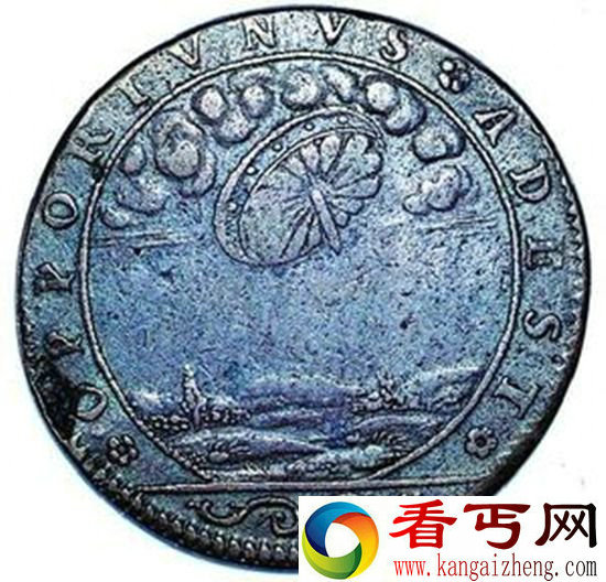 17世纪就已经对UFO有记载？ 货币上的不明飞行物