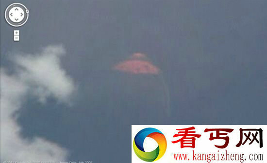谷歌地图在美国和澳大利亚多次拍到UFO