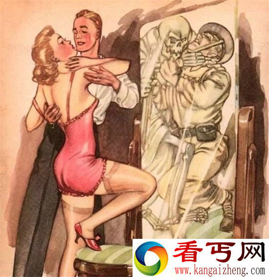 二战秘闻:德国传单画满裸体女性挑衅英国
