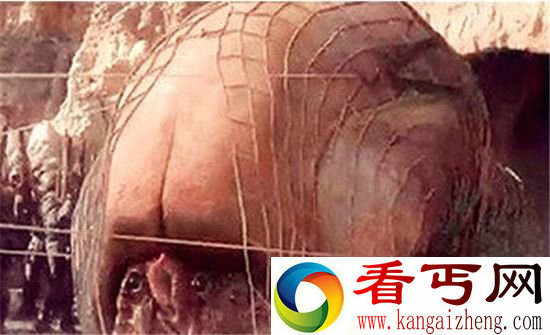 村民开山 竟然炸出百吨巨虫