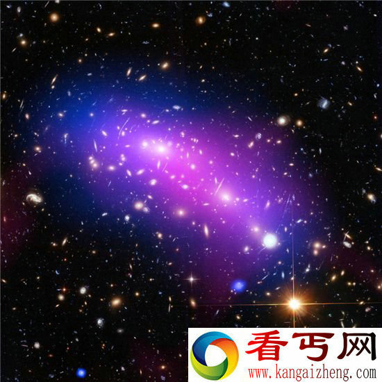 NASA公布高清星系碰撞大图 万花筒般灿烂