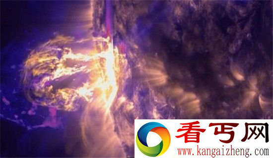 最清晰太阳耀斑影像 表面裂出“烈焰水母”