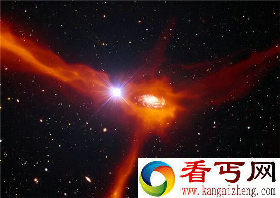 宇宙深处惊现目前最亮星系一万亿太阳光度