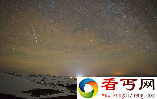 双子座流星雨来袭 长白山星空璀璨烂漫