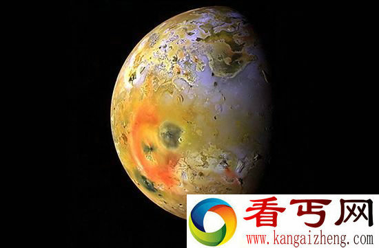 宇宙中木星卫星上